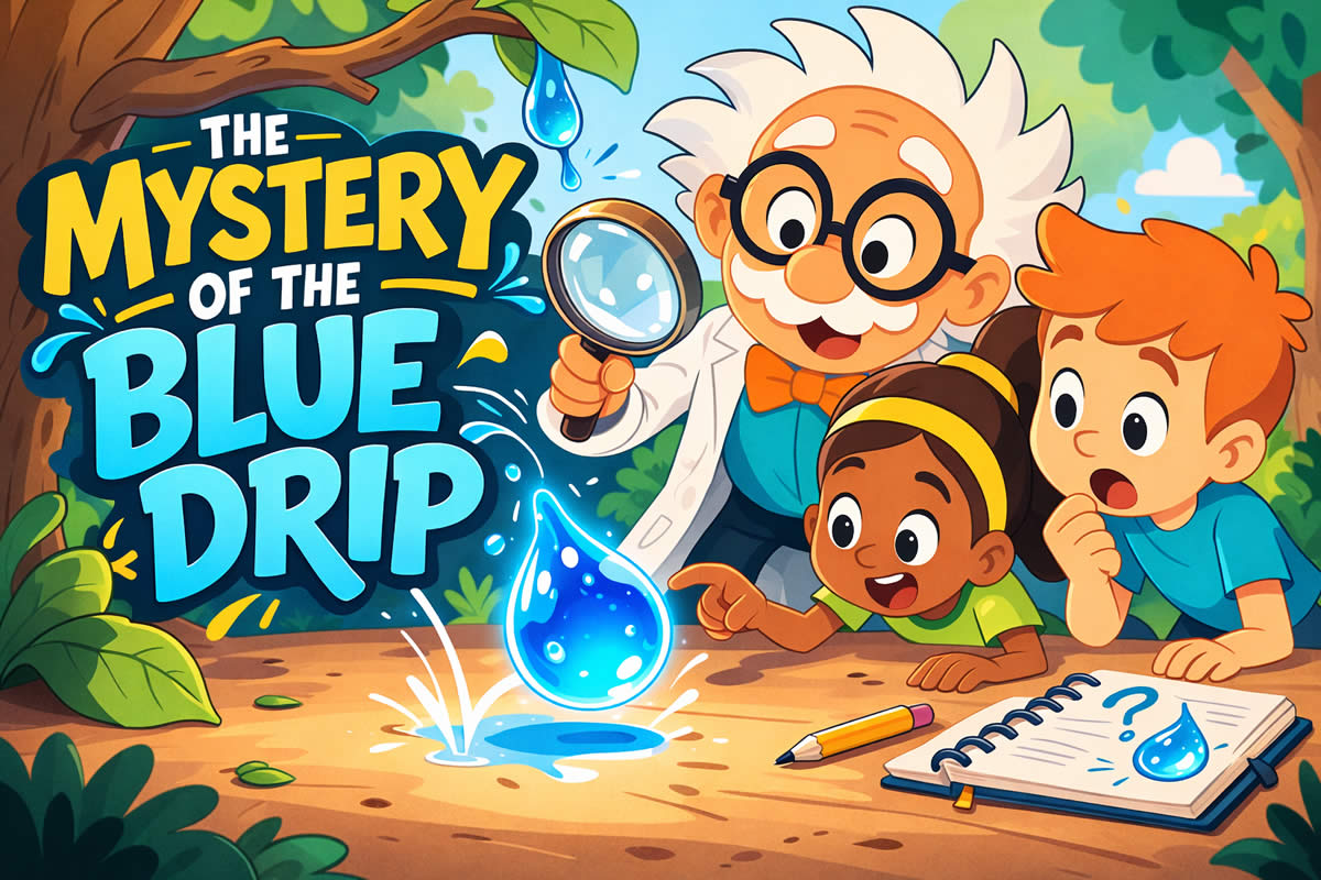 The Mystery of the blue drip