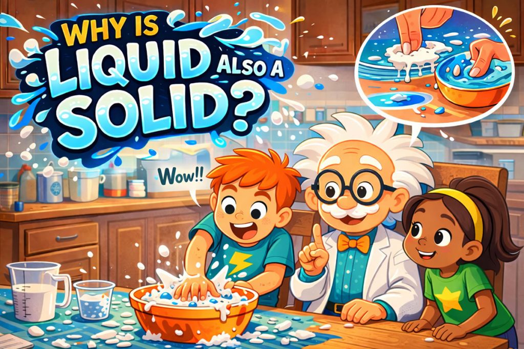 Why is liquid also a solid