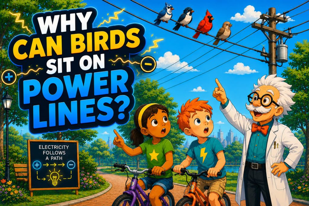 Why Can Birds Sit on Power Lines