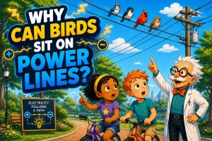Why Can Birds Sit on Power Lines