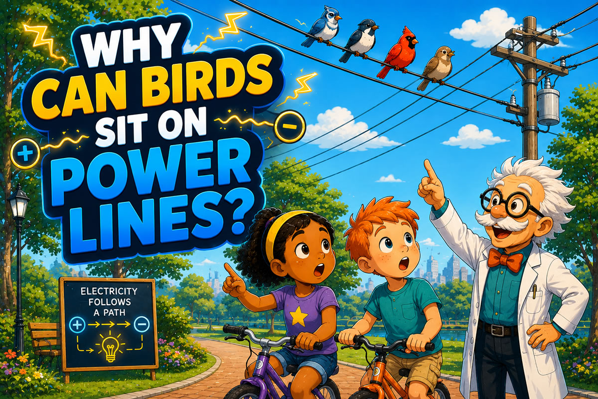 Why Can Birds Sit on Power Lines